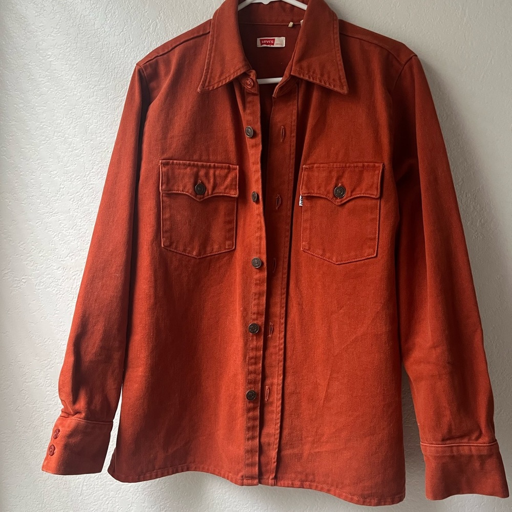 Pumpkin Spice Levi shirt/jacket